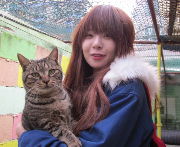 구혜인씨와 고양이.JPG